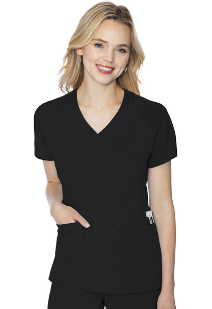 Women's Raglan Sleeve Top - Black