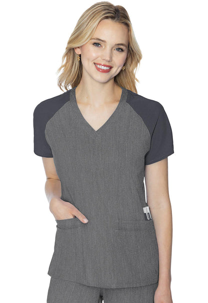 Women's Raglan Sleeve Top - Slate