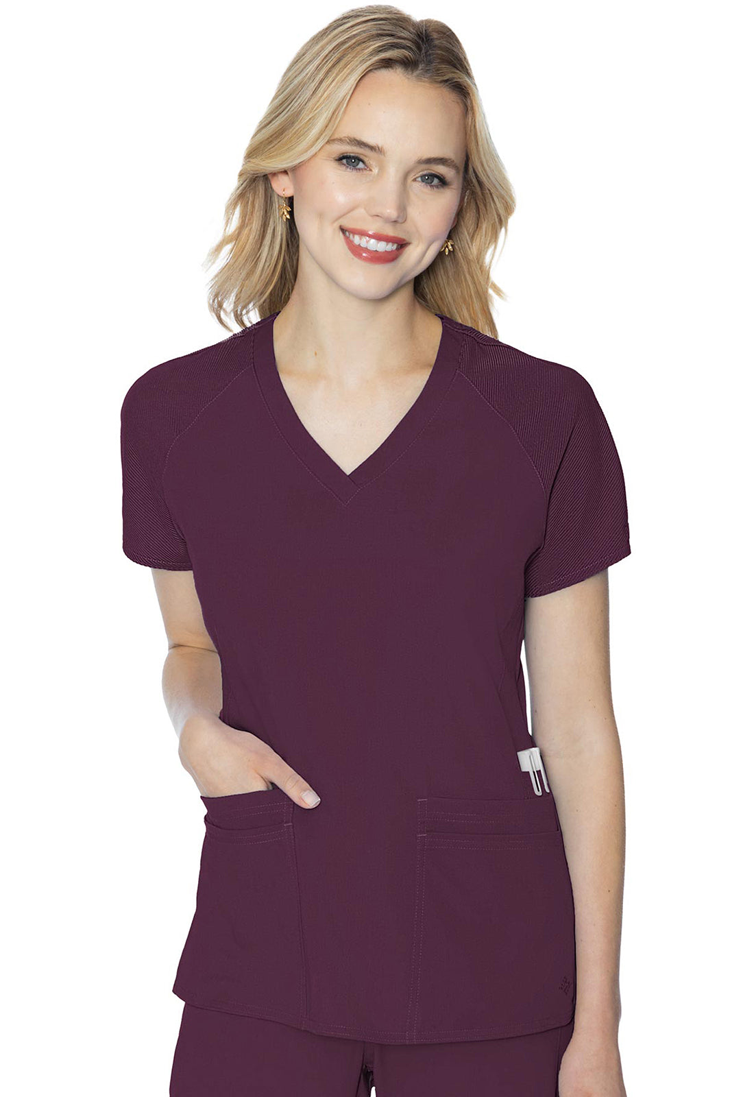 Women's Raglan Sleeve Top - Wine