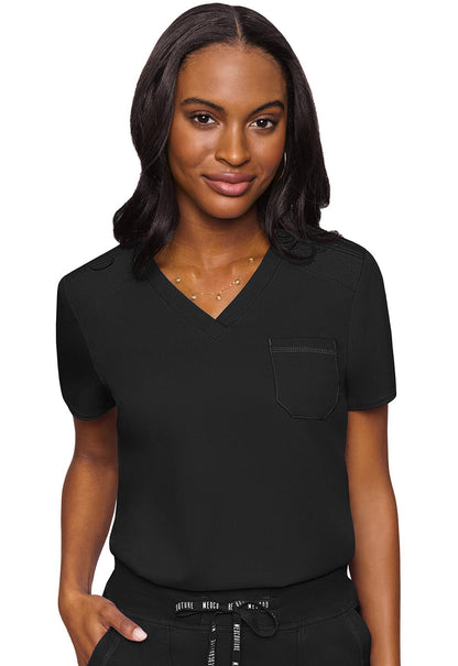 Women's V-Neck Tuck In - Black