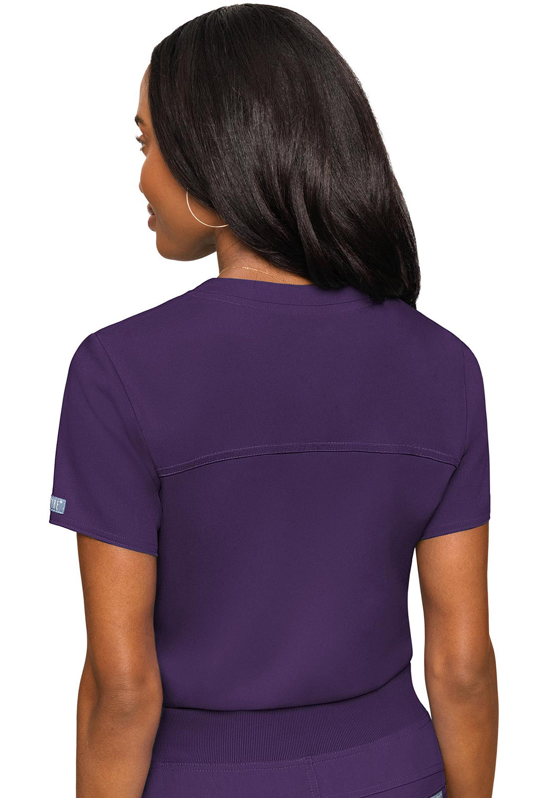 Women's V-Neck Tuck In - Eggplant
