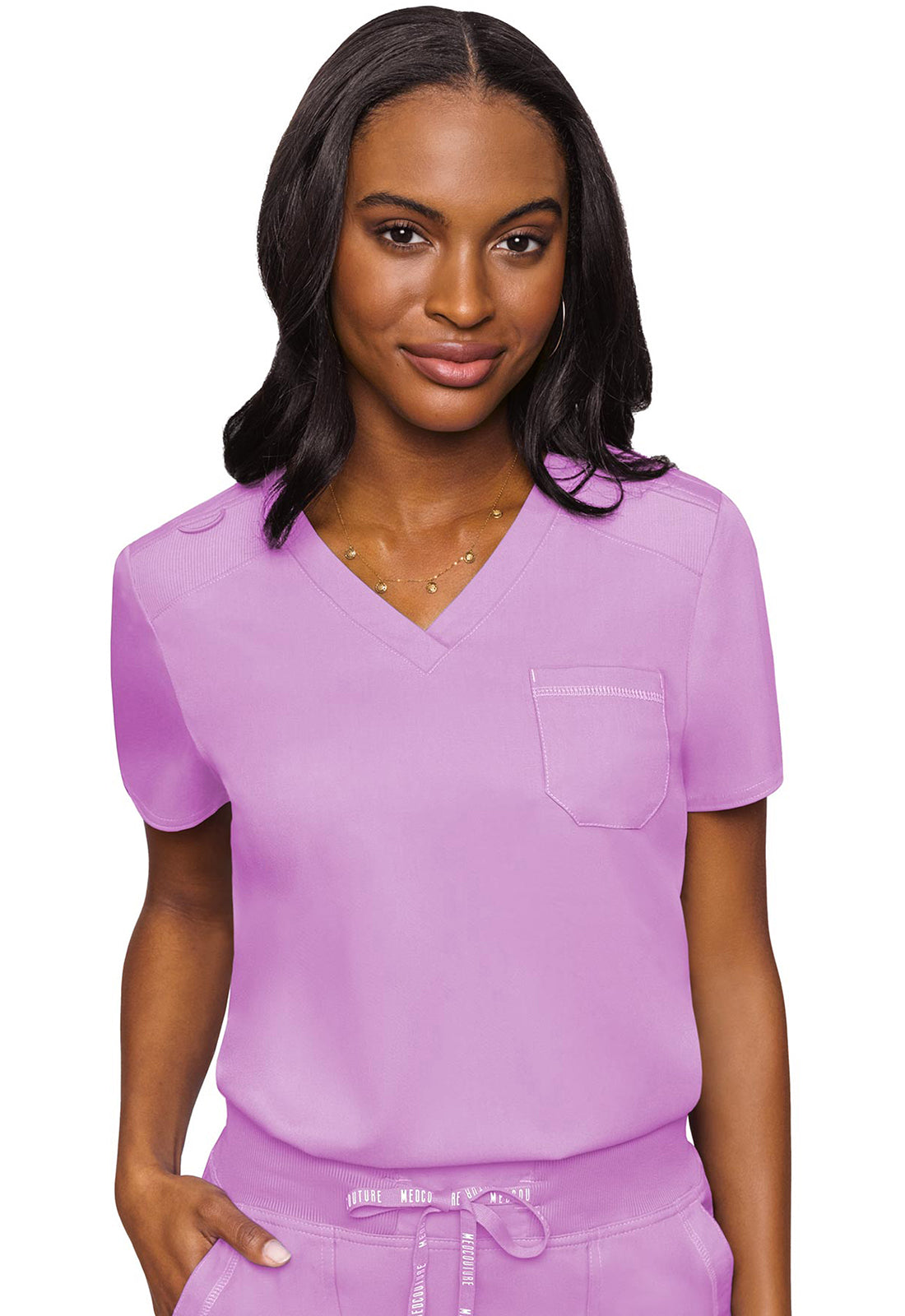 Women's V-Neck Tuck In - Lilac