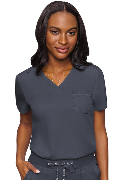 Women's V-Neck Tuck In - Pewter