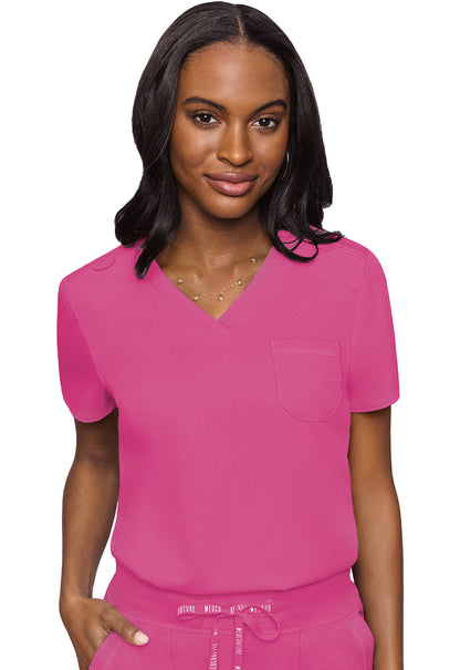 Women's V-Neck Tuck In - Raspberry Tart