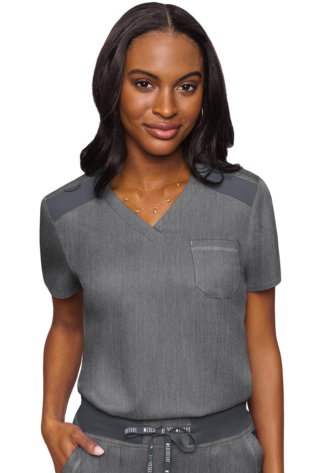 Women's V-Neck Tuck In - Slate