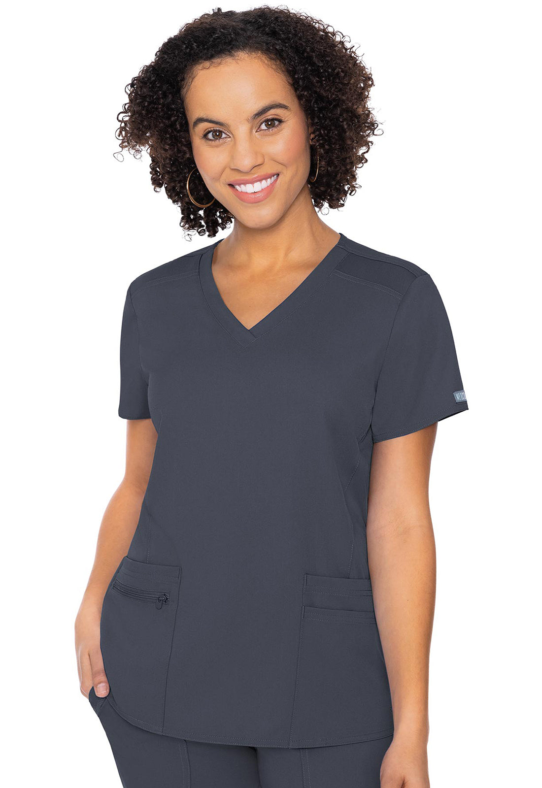 Women's 4 Pocket Top - Pewter