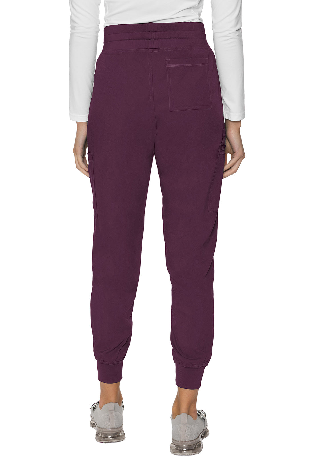 Women's Double Cargo Jogger  - Wine