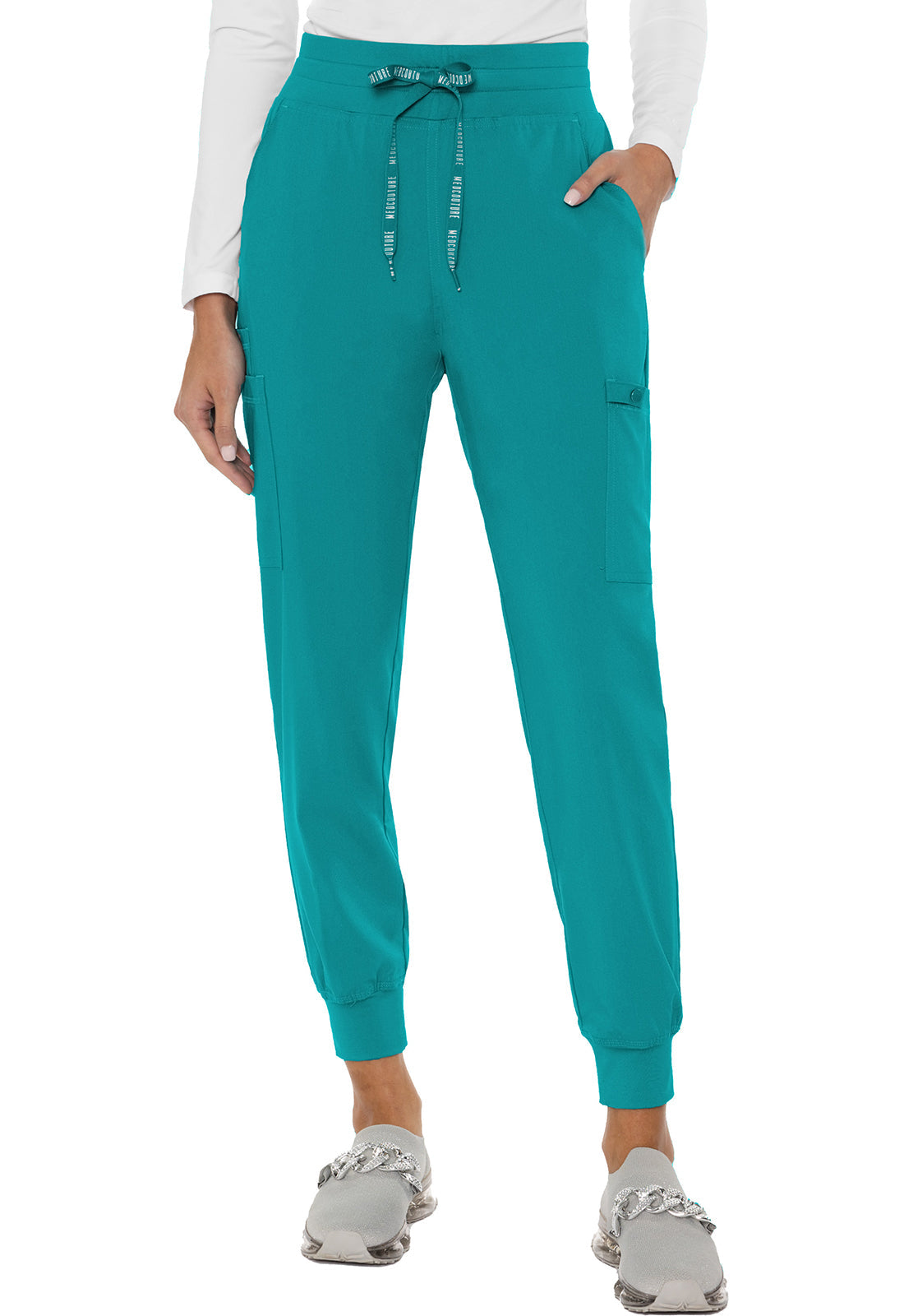 Women's Double Cargo Jogger - Teal