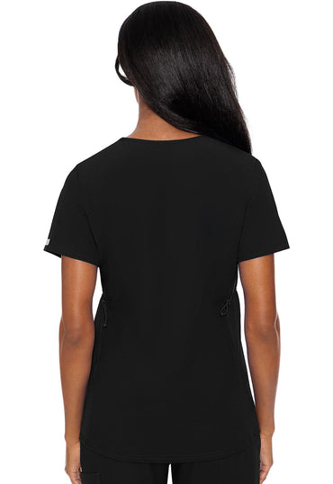 Women's Maternity V-Neck Top - Black