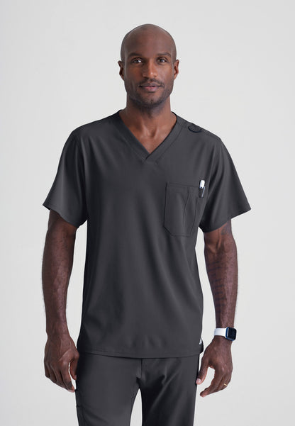 Structure Top - Pewter - Jen's Scrubs