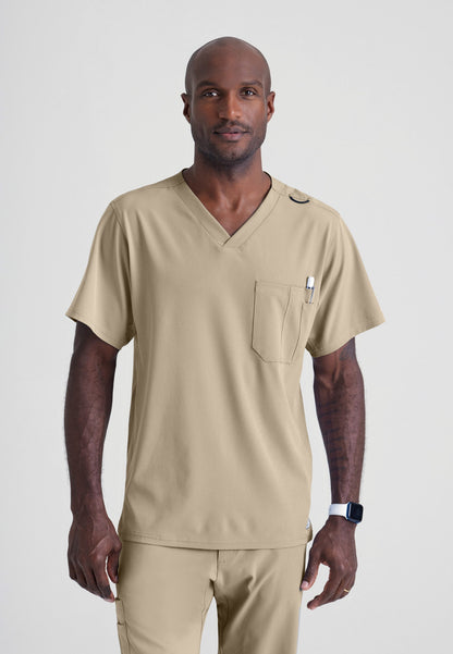 Structure Top - New Khaki - Jen's Scrubs