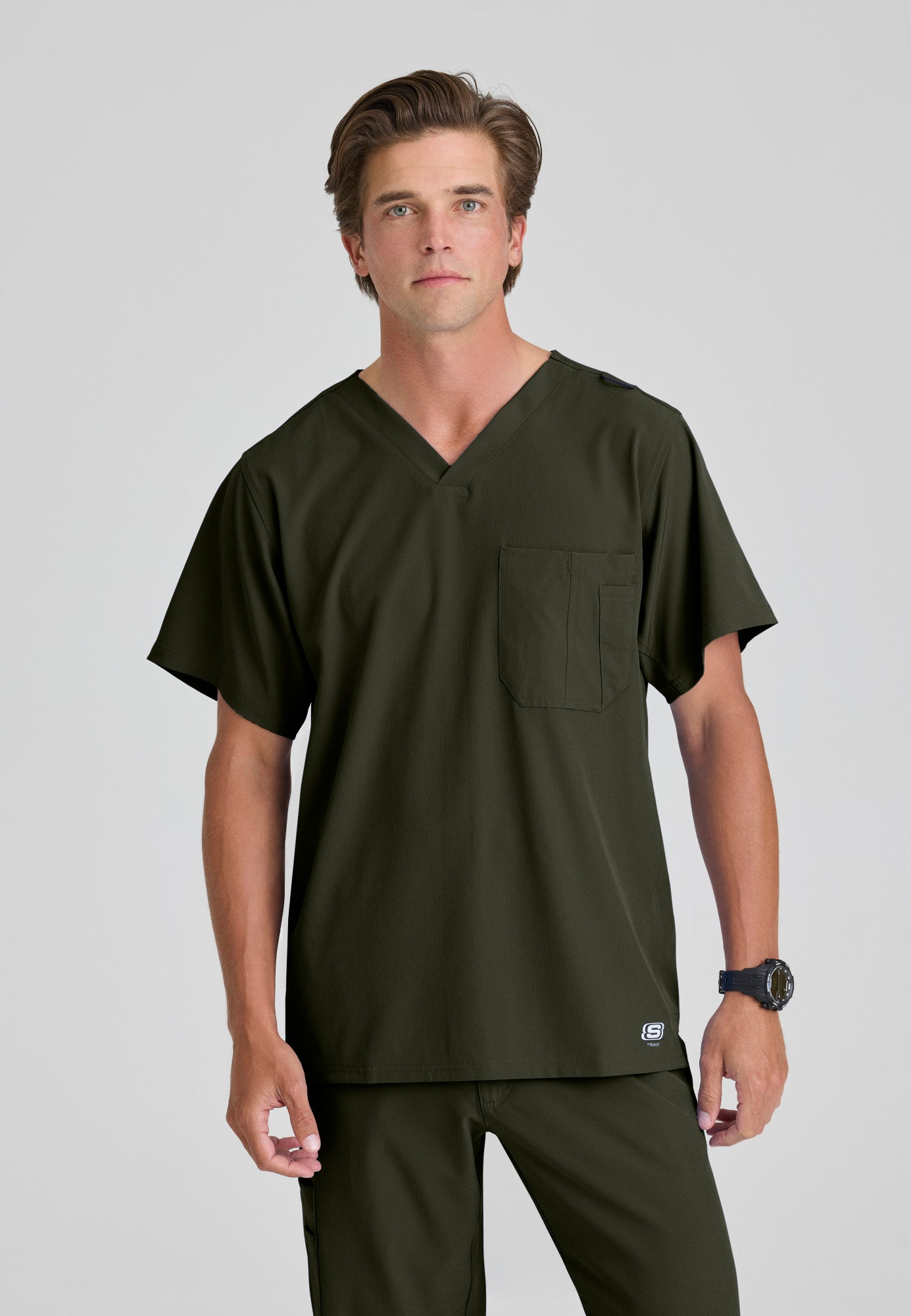 Structure Top - Olive - Grey's Anatomy Scrubs