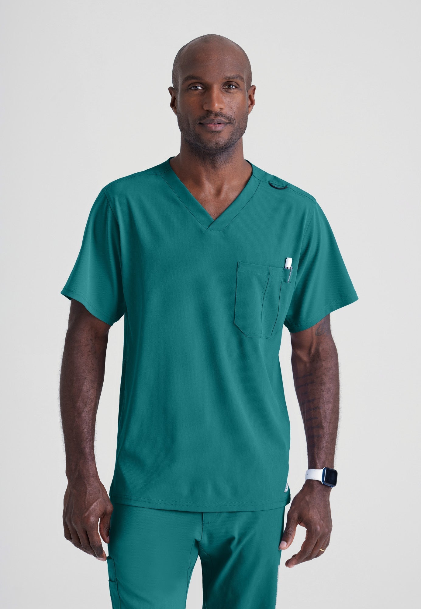 Structure Top - Teal - Jen's Scrubs