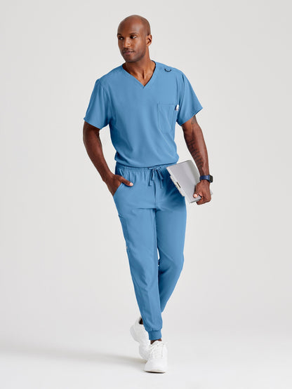 Structure Top - Ciel Blue - Jen's Scrubs