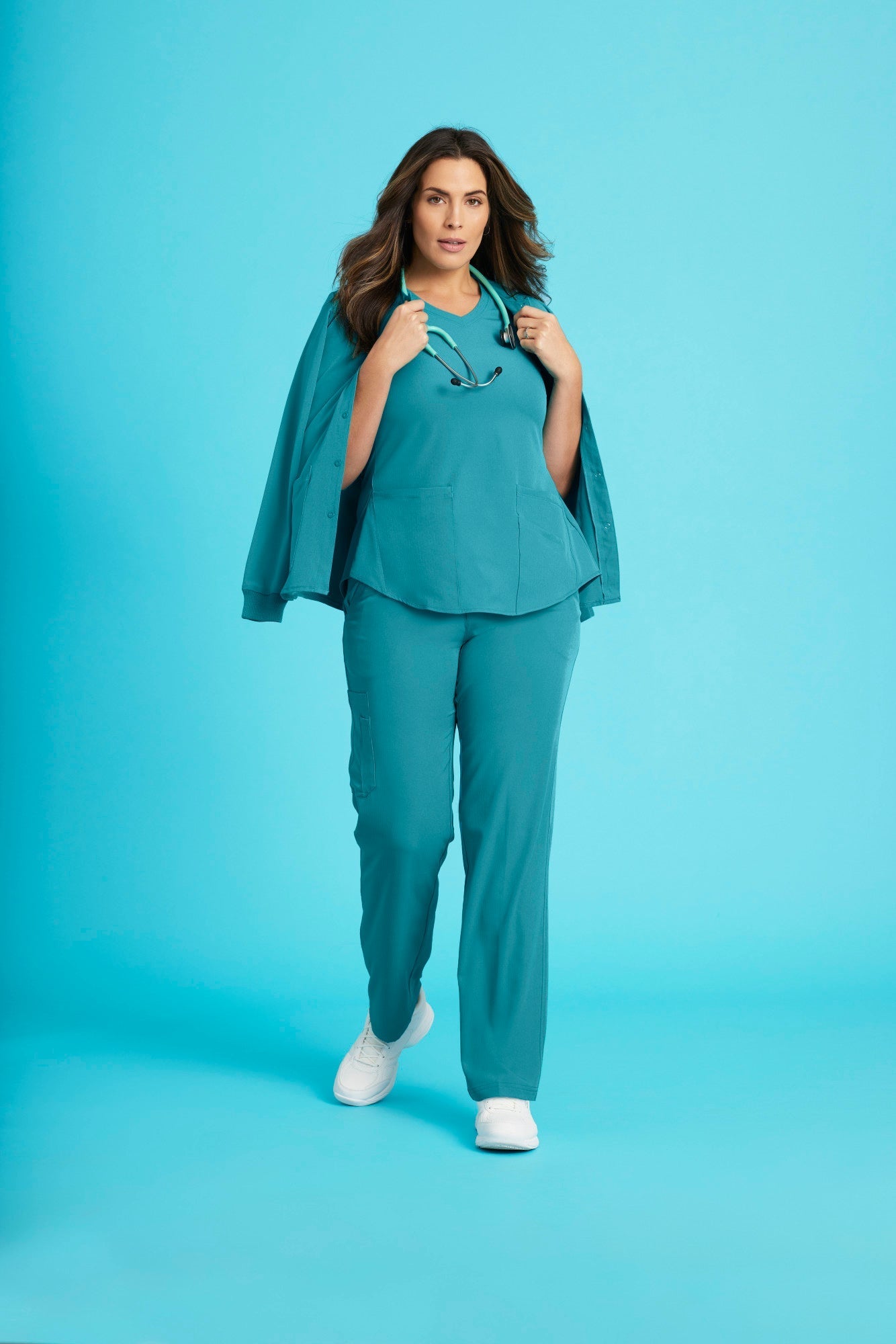Structure Pant - Teal - Jen's Scrubs