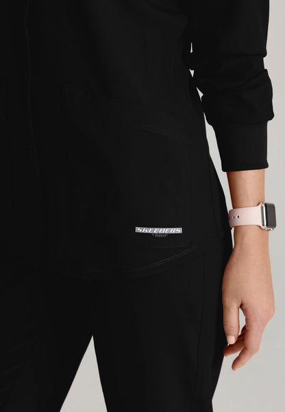 Breeze Top - Black - Jen's Scrubs