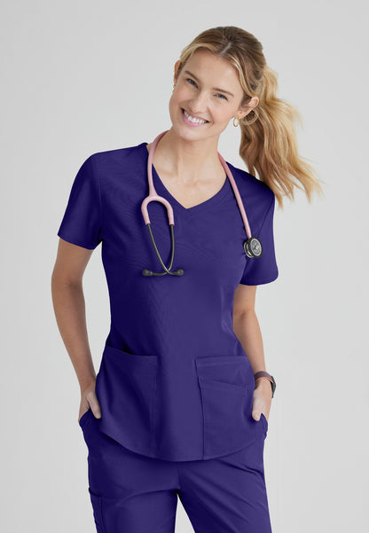 Breeze Top - New Grape - Jen's Scrubs