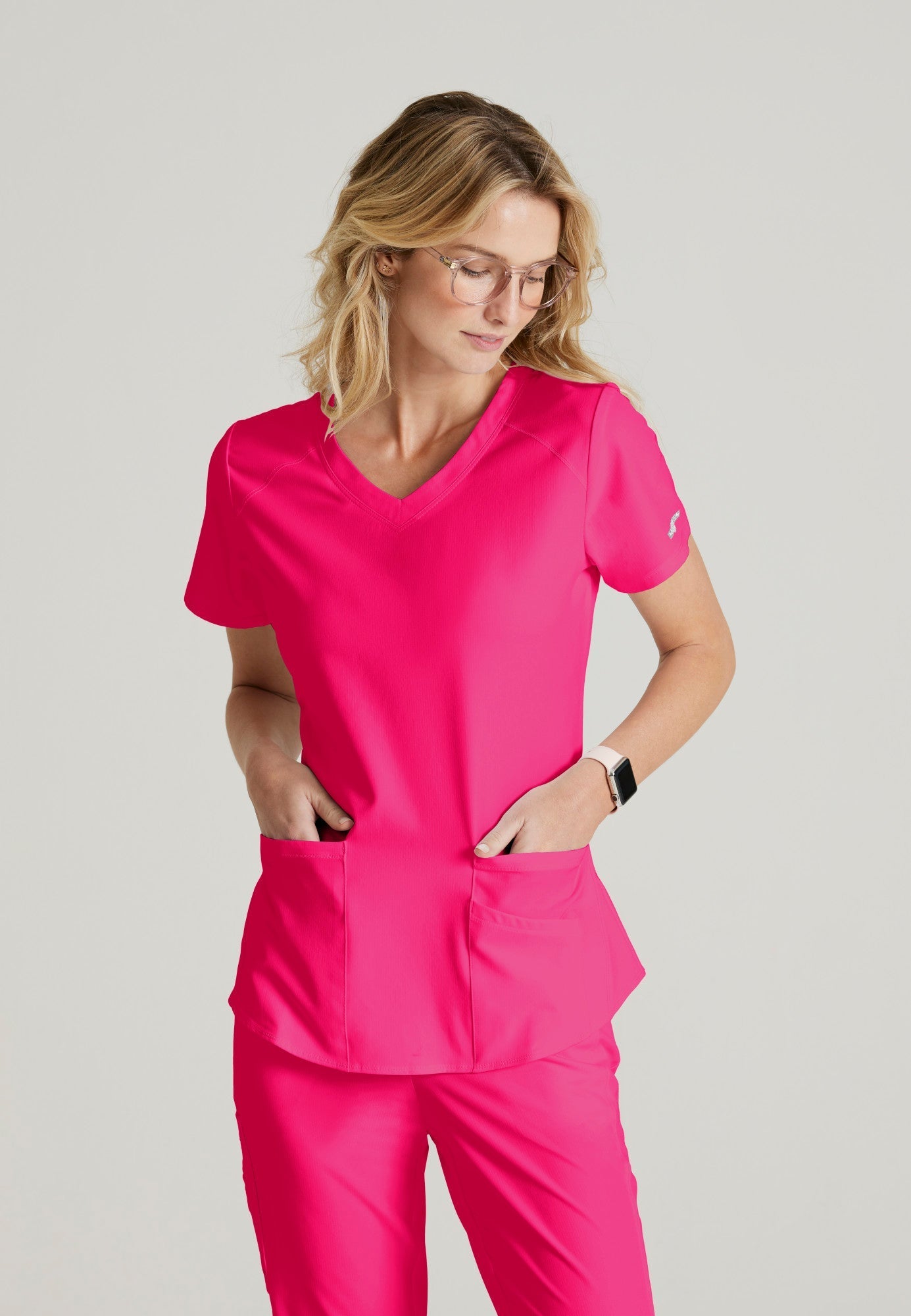 Breeze Top - Vibrance Pink - Jen's Scrubs