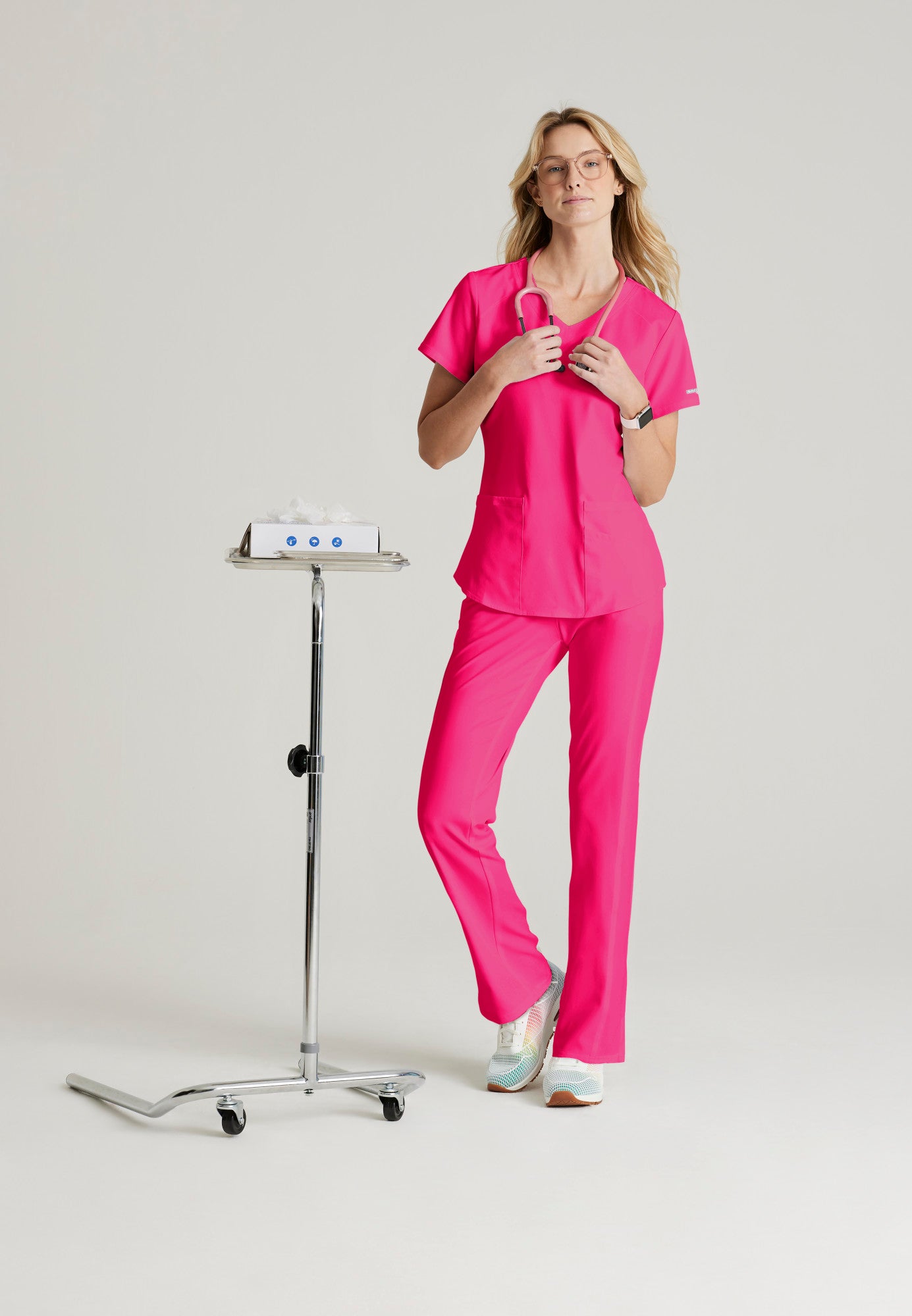 Breeze Top - Vibrance Pink - Jen's Scrubs