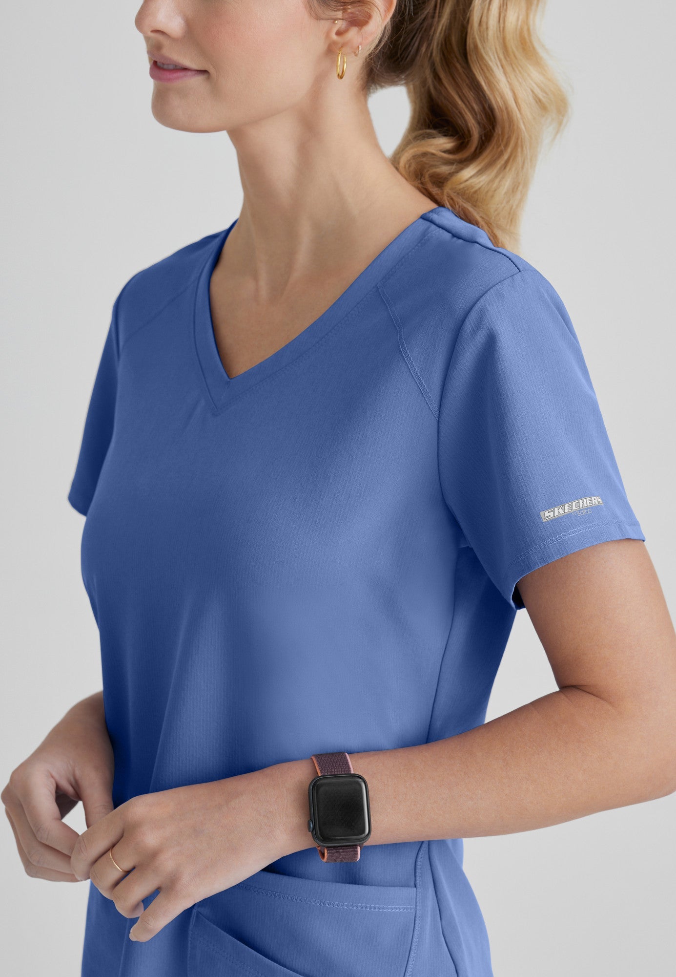 Breeze Top - Ciel Blue - Jen's Scrubs