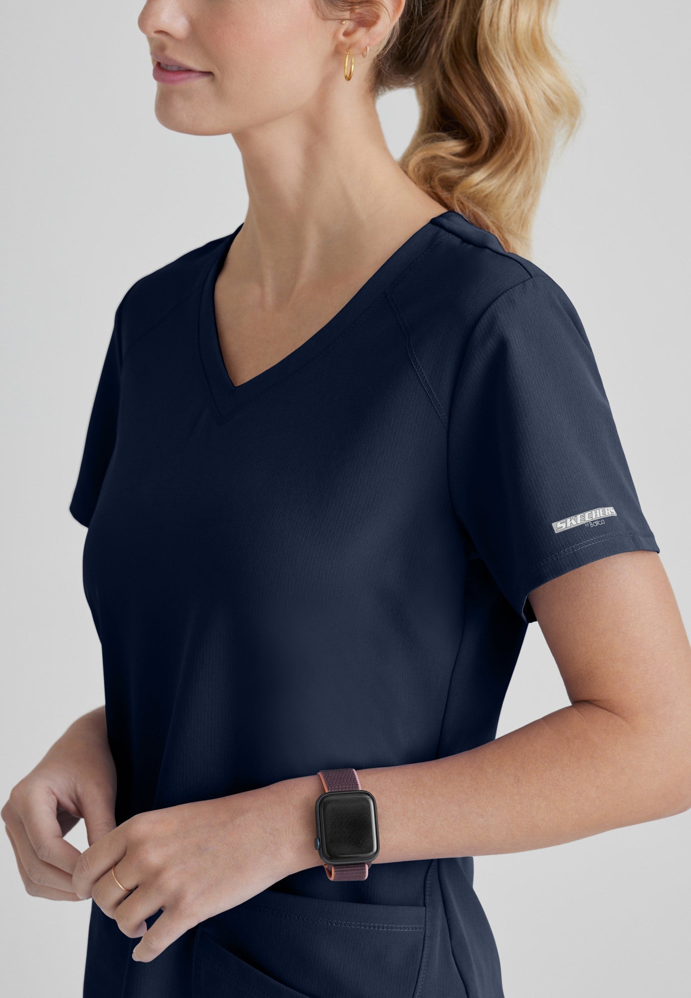 Breeze Top - Navy - Jen's Scrubs