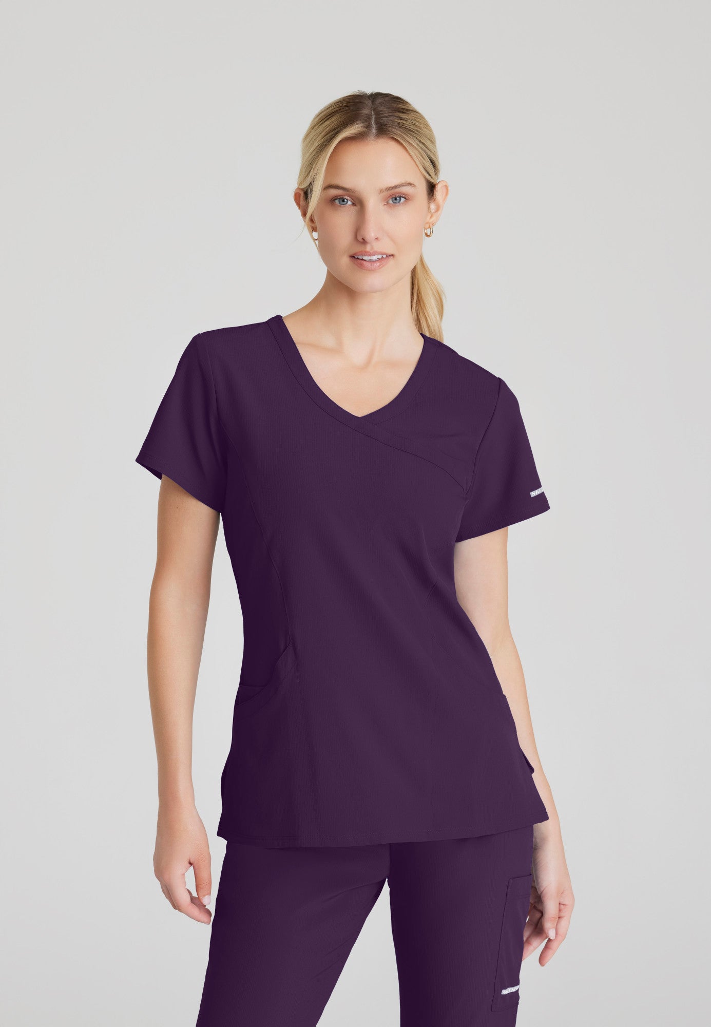 Reliance Top - Eggplant - Jen's Scrubs