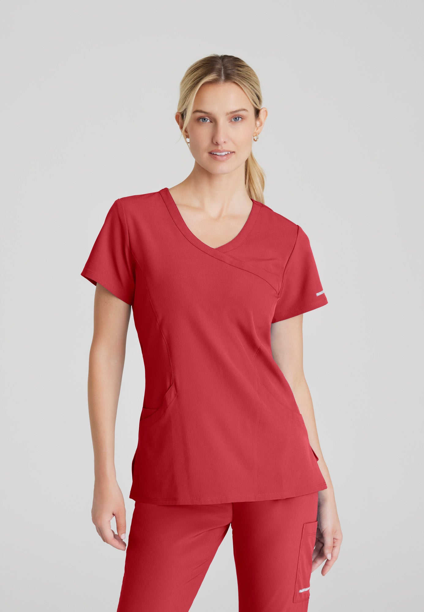 Reliance Top - True Red - Jen's Scrubs