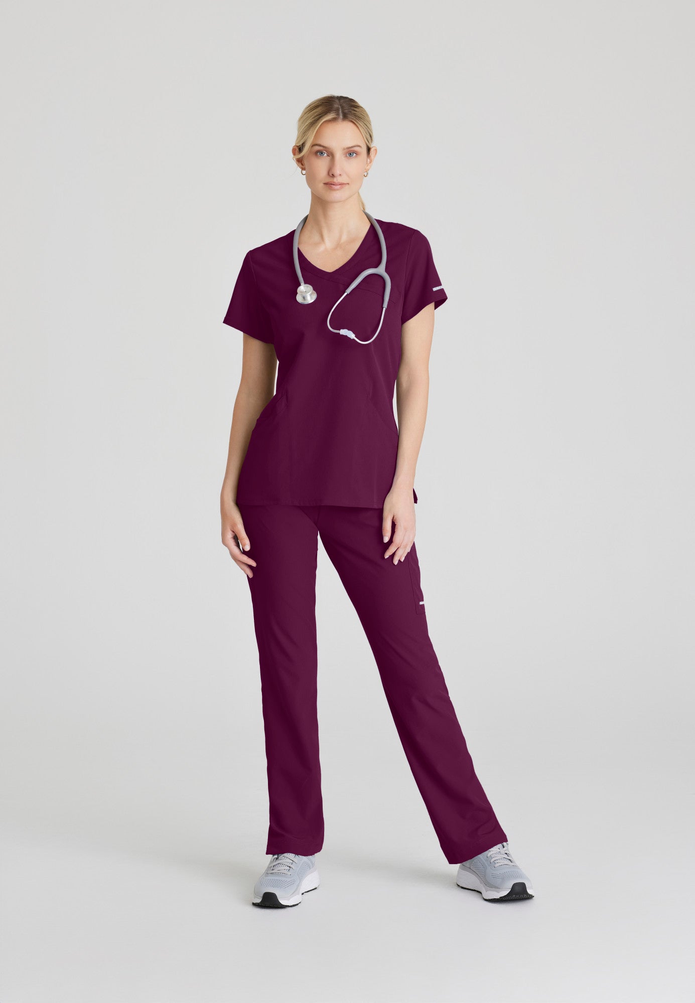 Breeze Pant - Wine - Jen's Scrubs