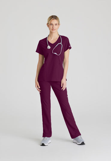 Breeze Pant - Wine - Jen's Scrubs