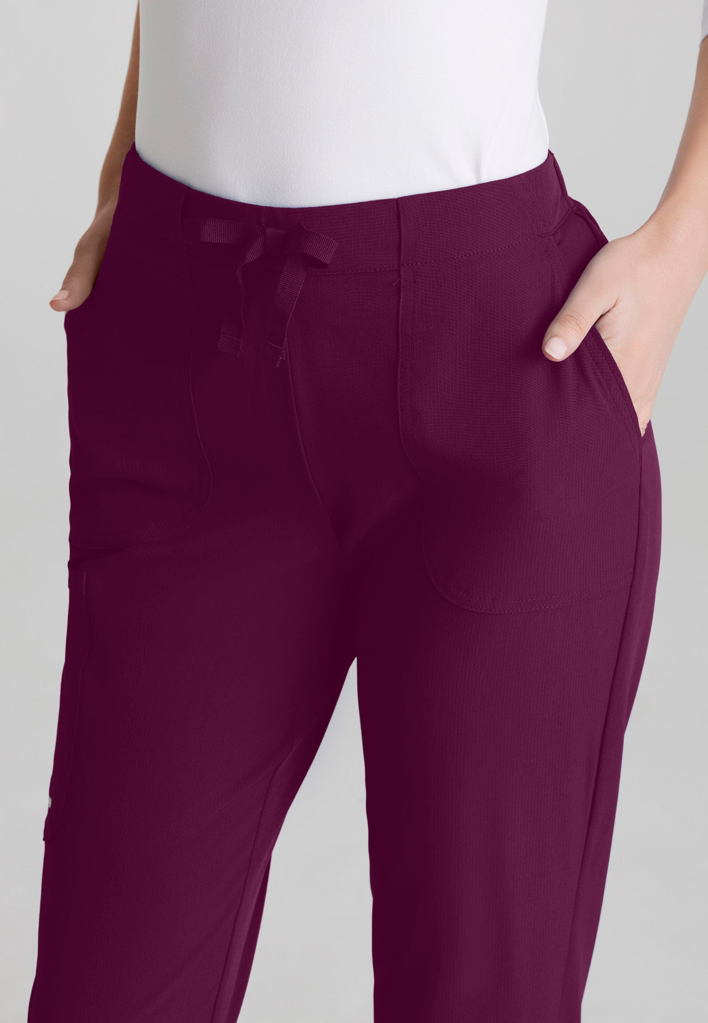 Charge Pant - Wine - Jen's Scrubs