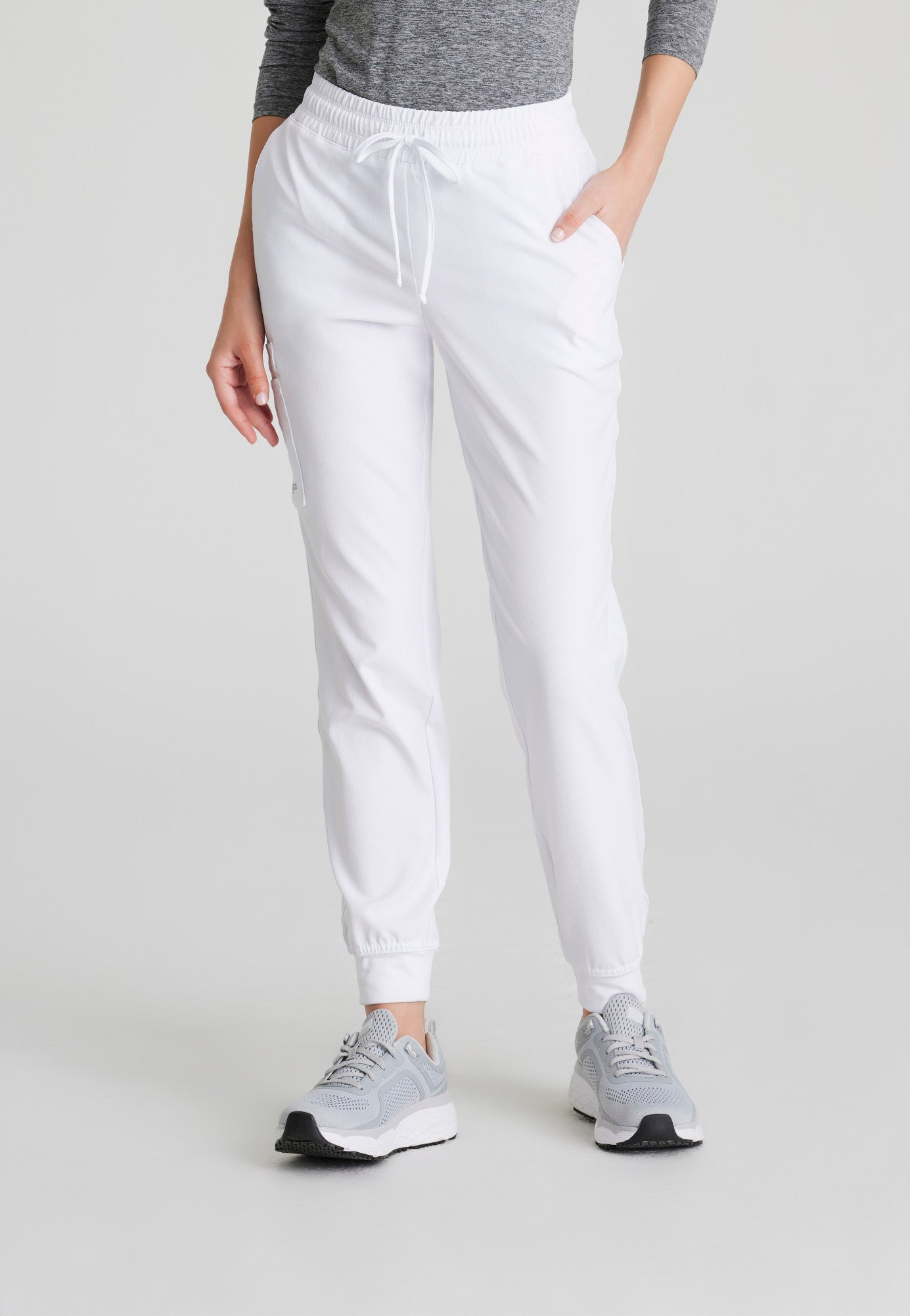 Theory Jogger - White - Jen's Scrubs