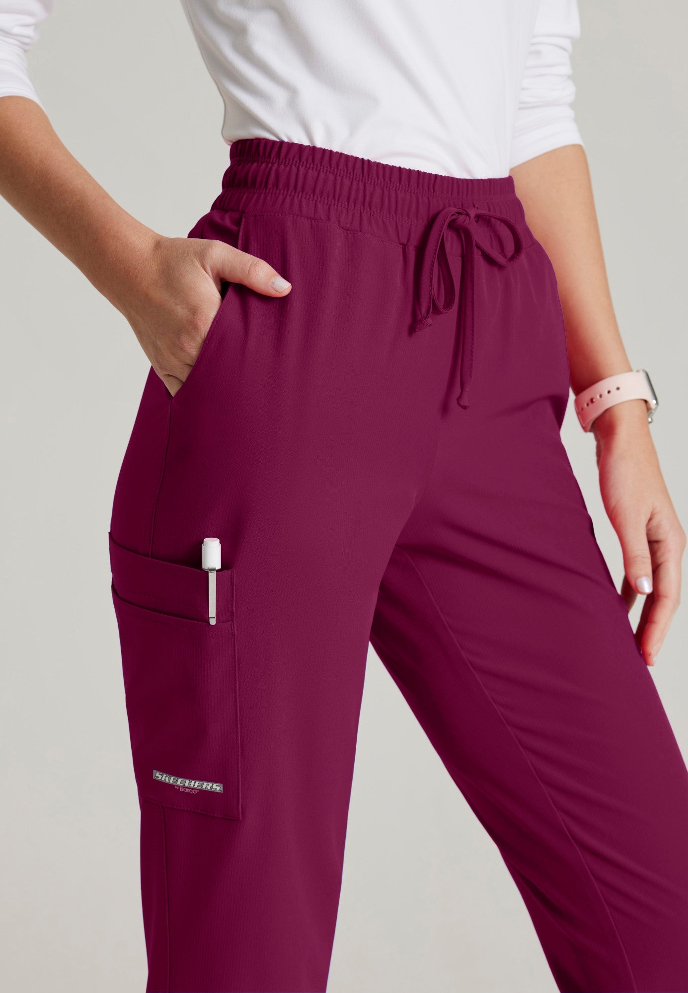Theory Jogger - Wine - Jen's Scrubs