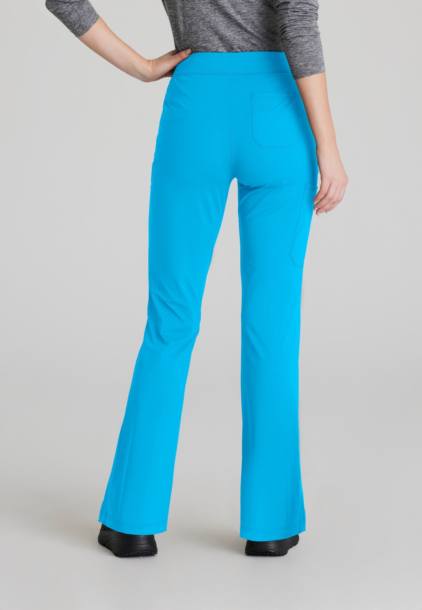 Glide Knit Flare Pant - Bold Azure - Jen's Scrubs