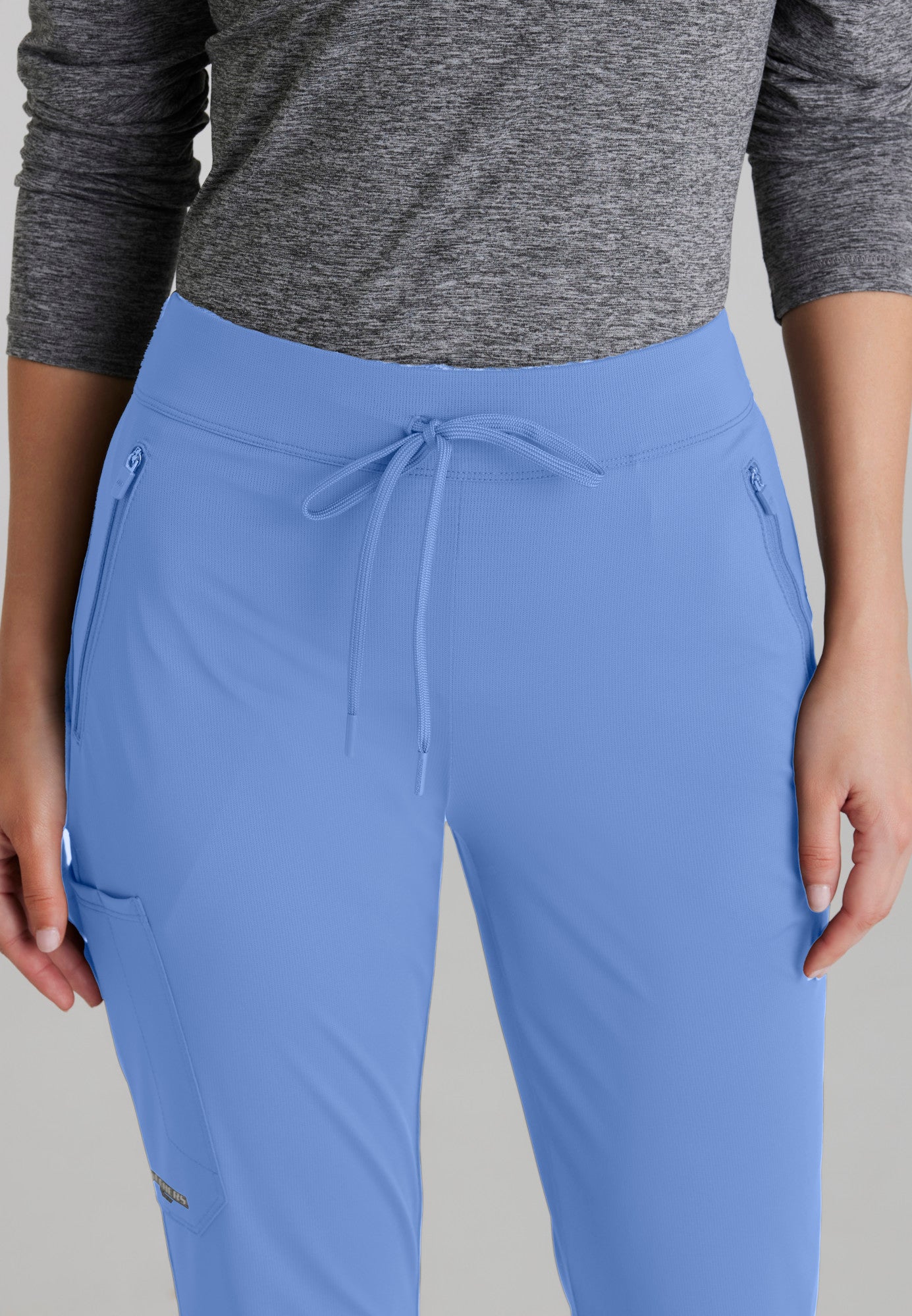 Glide Knit Flare Pant - Ciel Blue - Jen's Scrubs