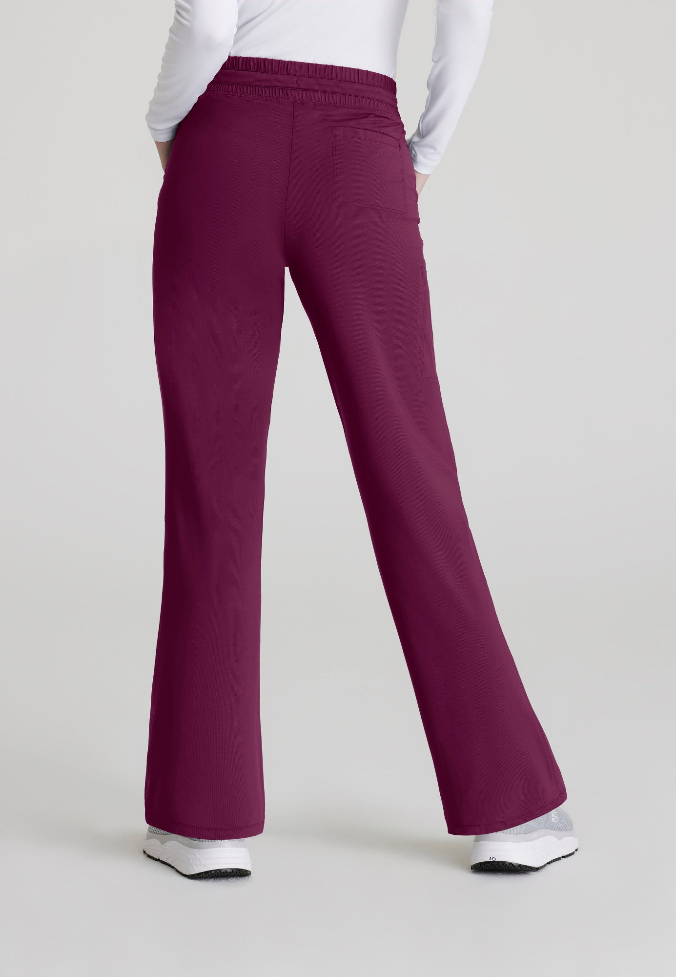 Reach Knit Pant - Wine - Jen's Scrubs