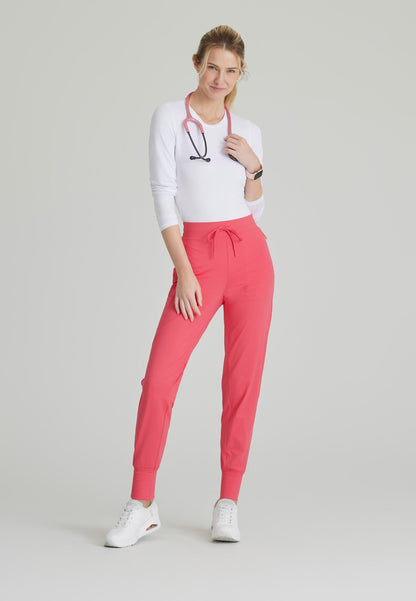 Pace Knit Jogger - Punch Pink - Jen's Scrubs