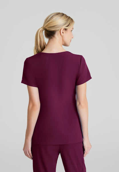 Charge Top - Wine - Jen's Scrubs