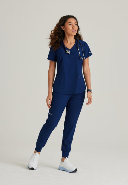 Electra Top - Navy - Jen's Scrubs