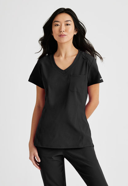 Dignity Top - Black - Jen's Scrubs