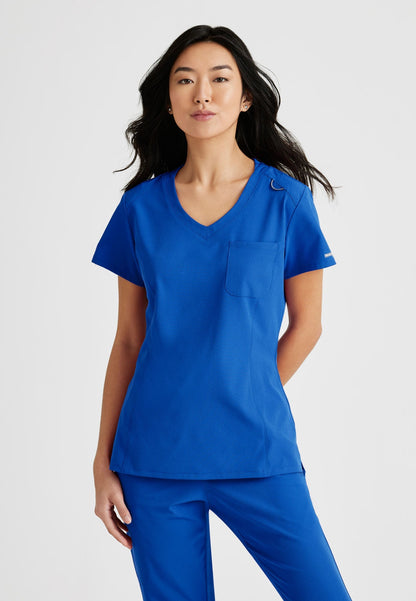 Dignity Top - New Royal - Jen's Scrubs