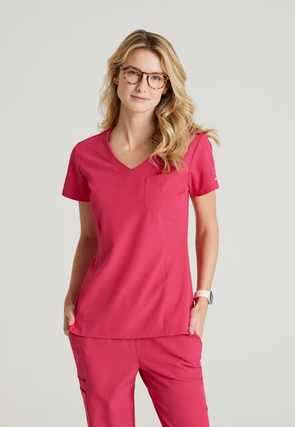Dignity Top - Vibrance Pink - Jen's Scrubs