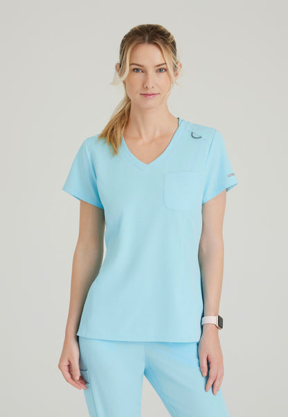 Dignity Top - Poolside Blue - Jen's Scrubs