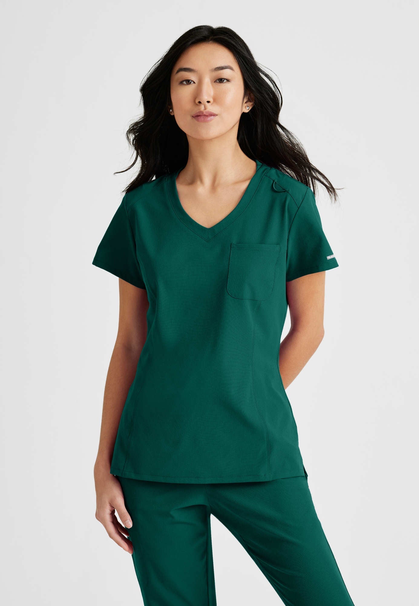 Dignity Top - Hunter Green - Jen's Scrubs