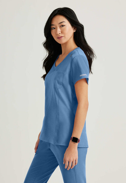 Dignity Top - Ciel Blue - Jen's Scrubs