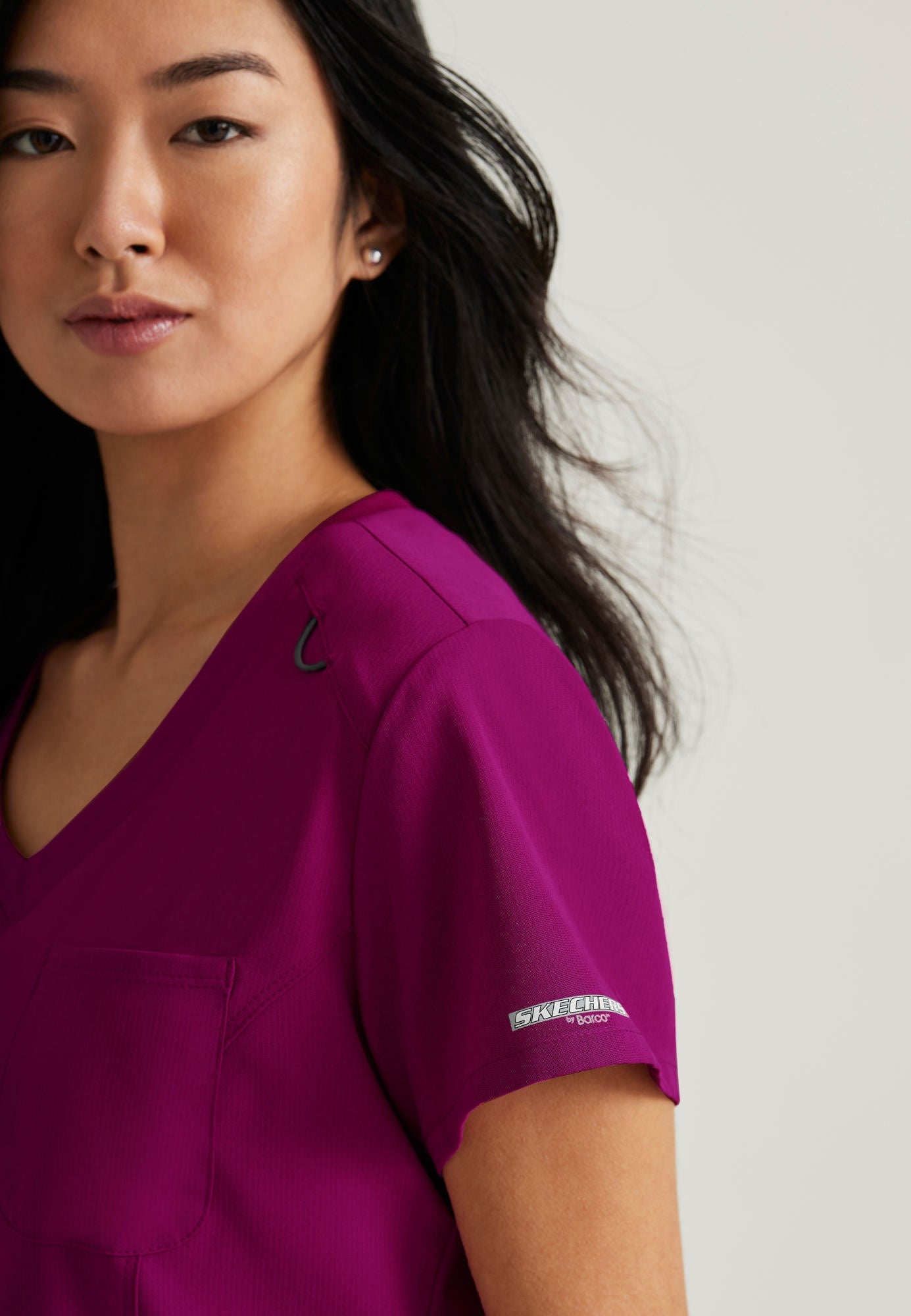 Dignity Top - Wine - Jen's Scrubs