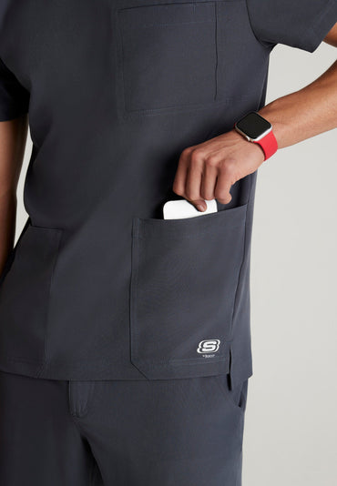 Thesis Top - Pewter - Jen's Scrubs