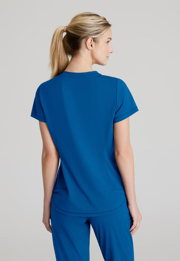 Flow Knit Top - New Royal - Jen's Scrubs