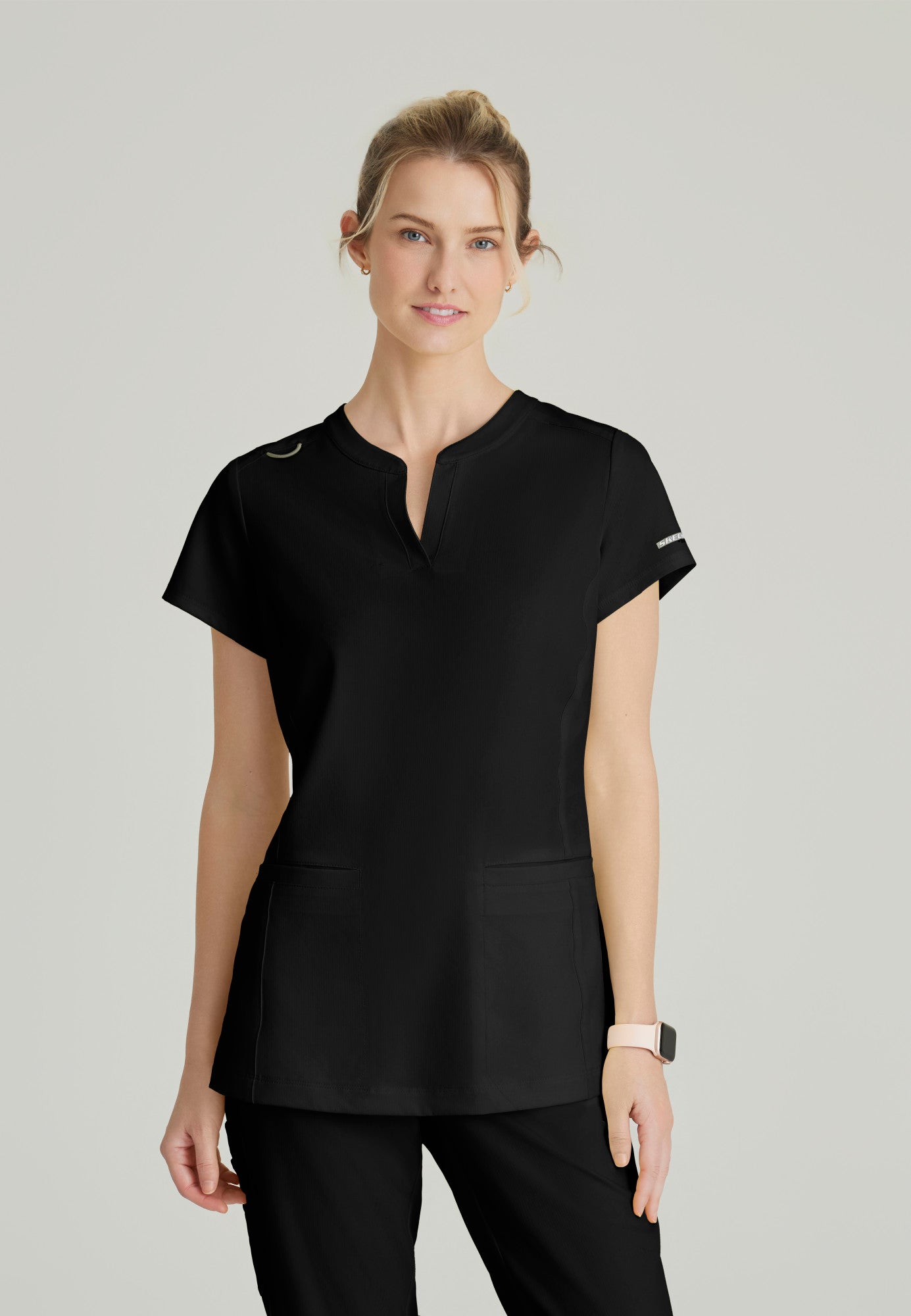 Coast Top - Black - Jen's Scrubs