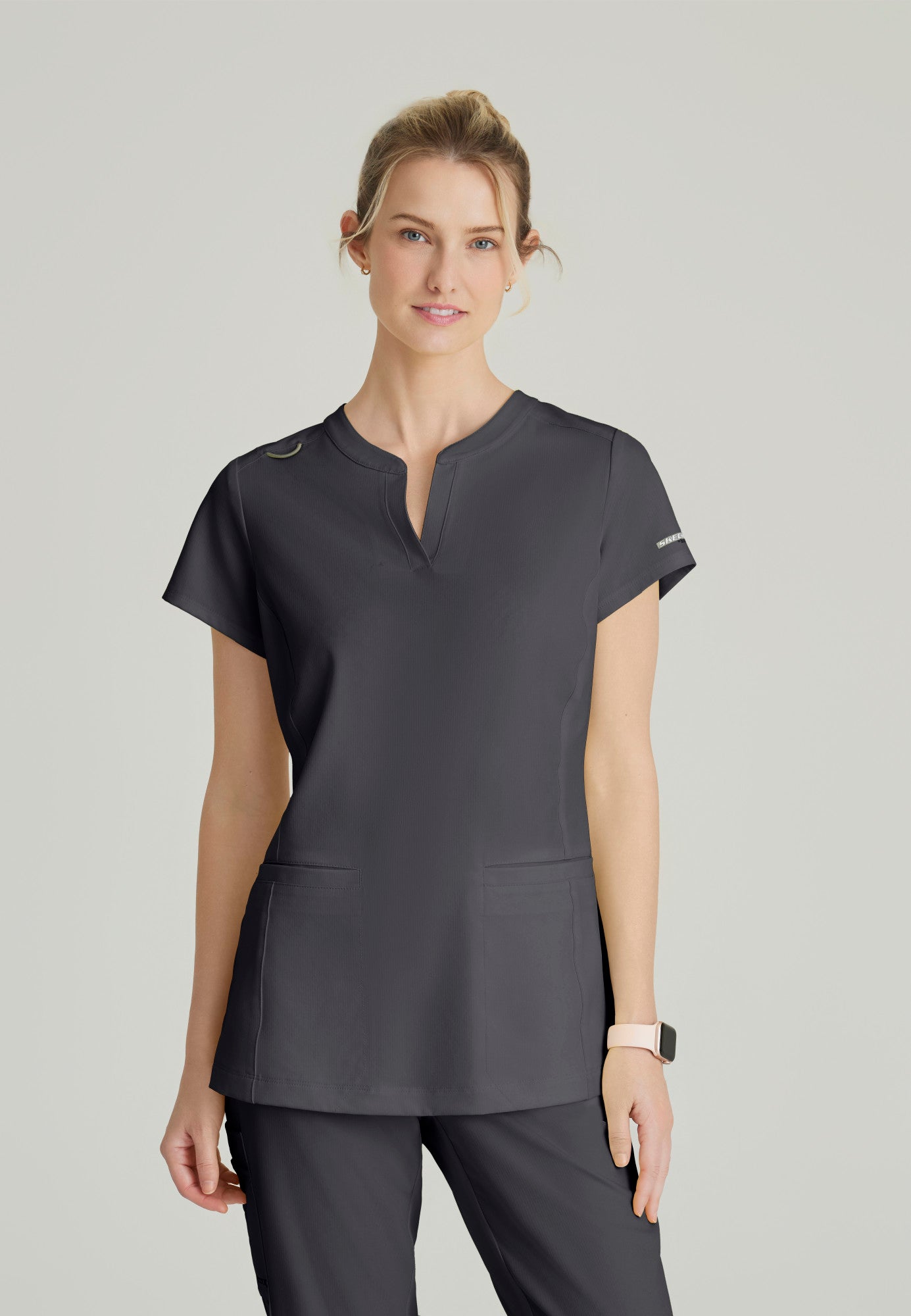 Coast Top - Pewter - Jen's Scrubs