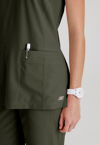 Coast Top - Olive - Grey's Anatomy Scrubs